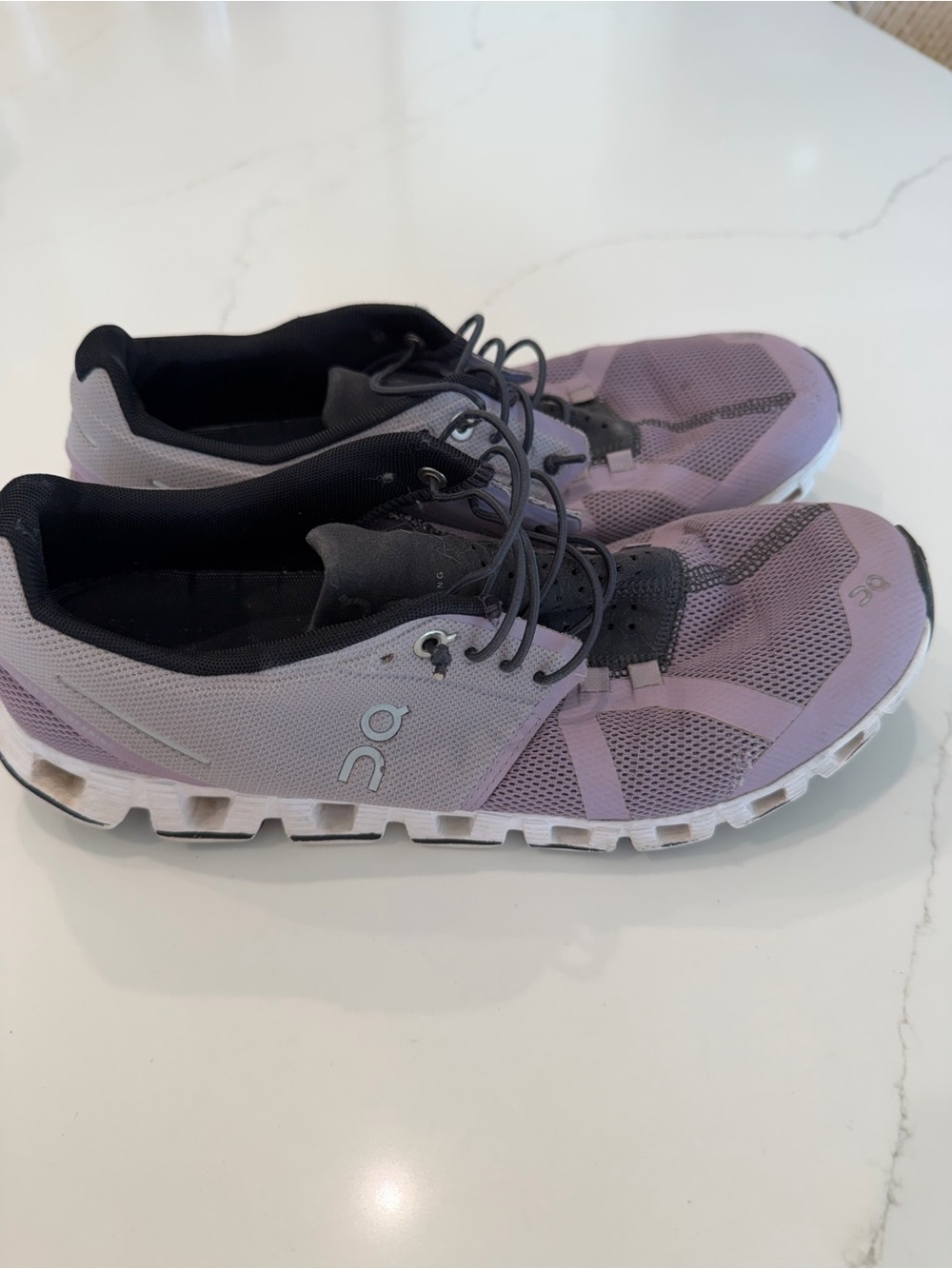 On Running Women's Cloud Running Shoes in Lavender and Black